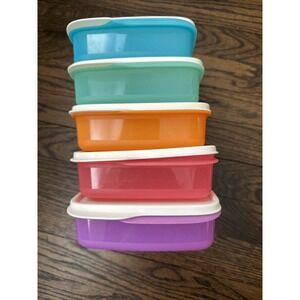 Tupperware ECO Lunch It Divided Container Bento Boxes Meal Prep 5 Pack